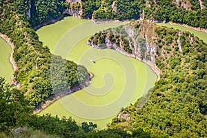 Canyon of Uvac river, Serbia