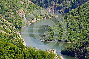 Canyon of Uvac river, Serbia photo