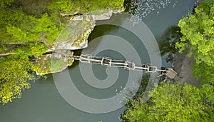 Canyon in the village of Buki, Cherkasy region, Ukraine