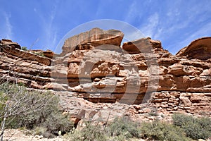 The Canyon Walls along the Supai Trail