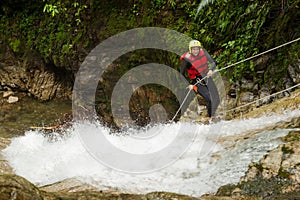 Canyoning Adventure Waterfall Descent