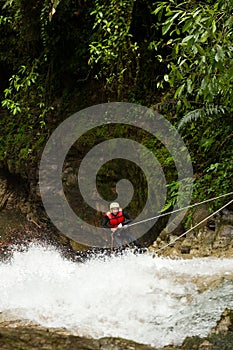 Canyoning Adventure Waterfall Descent