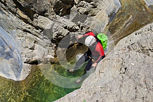 Canyoning in Pyrenees