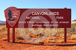 Canyonlands National Park Sign