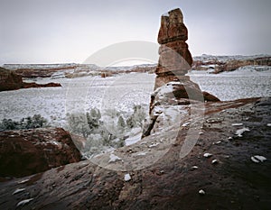 Canyonlands National Park Snowstorm, Utah