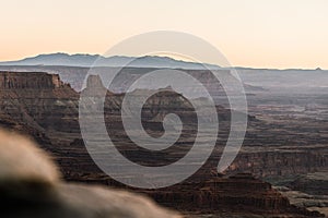 Canyonlands National Park in Southern Utah, USA during sunset