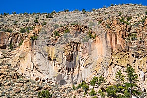 The Canyons in Bandelier National Monument, New Mexico