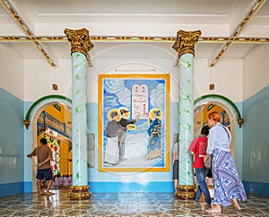 Cao Dai Holy See Temple, Tay Ninh province, Vietnam