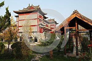 Caotang Temple in Huayi District, Shaanxi Province.