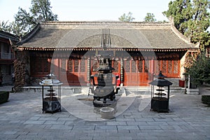 Caotang Temple in Huayi District, Shaanxi Province.