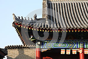 Caotang Temple in Huayi District, Shaanxi Province.