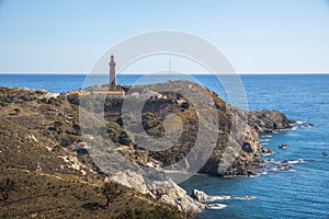 Cap Bear Lighthouse in Port Vendres