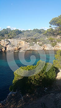 Cap blanc isla de Mallorca spain photo