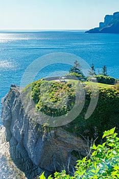 Cap-Bon-Ami, in the north sector of Forillon National Park