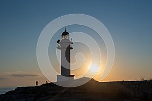 Cap de Barbarie Lighthouse in Formentera in the summer of 2021