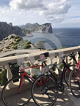 Cap de Formentor, cycling across the Mallorca