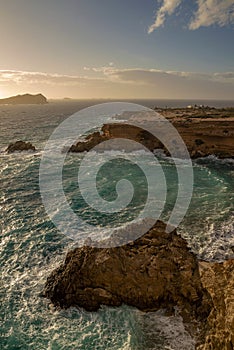 Cap des Bou cape aerial view