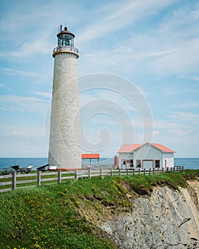 Cap-des-Rosiers Lighthouse, GaspÃ©, QuÃ©bec, Canada