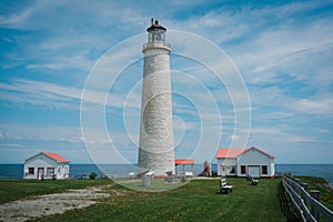 Cap-des-Rosiers Lighthouse, GaspÃ©, QuÃ©bec, Canada