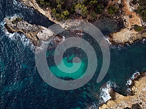 Cap falco beach in Mallorca Island. Spain