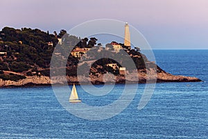 Cap Ferrat lighthouse in Saint Jean Cap Ferrat