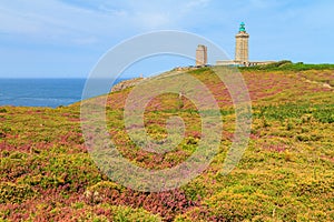 Cap FrÃÂ©hel moorland in summer photo