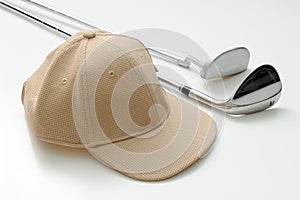 Cap and golf club