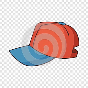 Cap icon, cartoon style