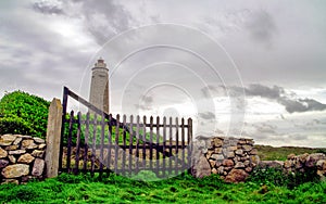 Cap Levi Lighthouse. Fermanville-Bourg, Normandy, France