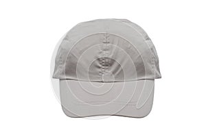 Cap for protect sunlight isolated on white background - clipping paths