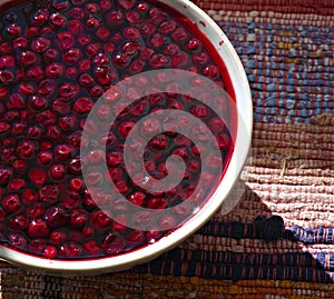 Cap red whortleberry