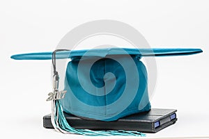 Cap and tassel with technology for graduation