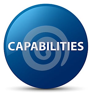 Capabilities blue round button