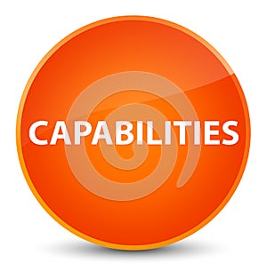 Capabilities elegant orange round button