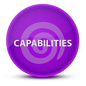 Capabilities luxurious glossy purple round button abstract