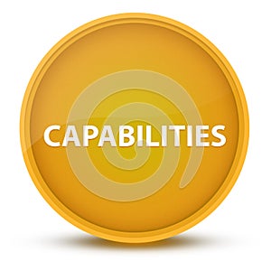 Capabilities luxurious glossy yellow round button abstract