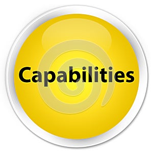 Capabilities premium yellow round button