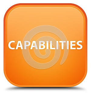 Capabilities special orange square button