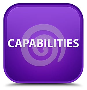 Capabilities special purple square button