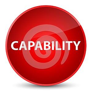 Capability elegant red round button