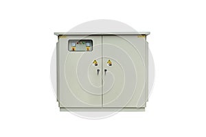 Capacitor bank cabinet isolated