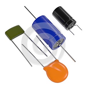 Capacitor electronic parts