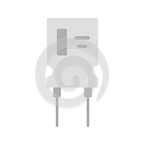 Capacitor icon vector image.