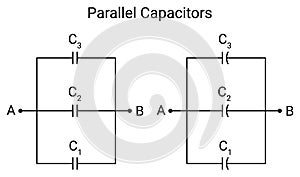 Capacitor in parallel connection