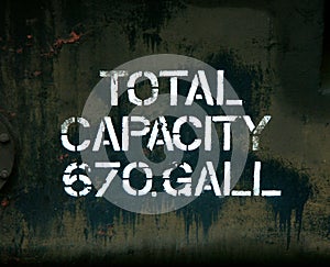 Capacity 670 gall