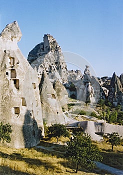 Capadocia fairy chimneys turkey photo