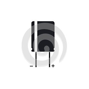 capasitor icon vector element design