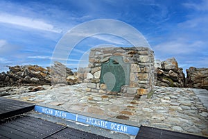 Cape Agulhas is the southernmost part of Africa in South Africa that divides the Atlantic and Indian Oceans