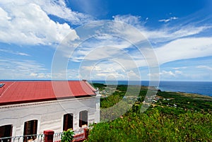 Cape Bojeador Lighthouse, Burgos, Ilocos Norte, Philippines photo
