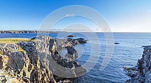 Cape Bona Vista coastline in Newfoundland, Canada.